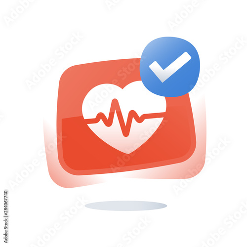 Cardiovascular disease diagnosis, stroke prevention, hypertension treatment, health check up, heart pulse trace, medical service