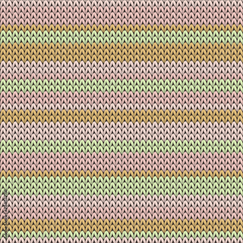 Closeup horizontal stripes knitted texture 