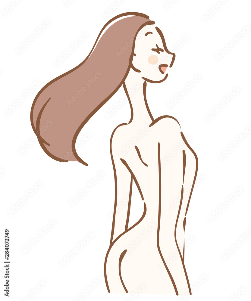 美容イメージ 女性 上半身 美容イメージ 女性 上半身