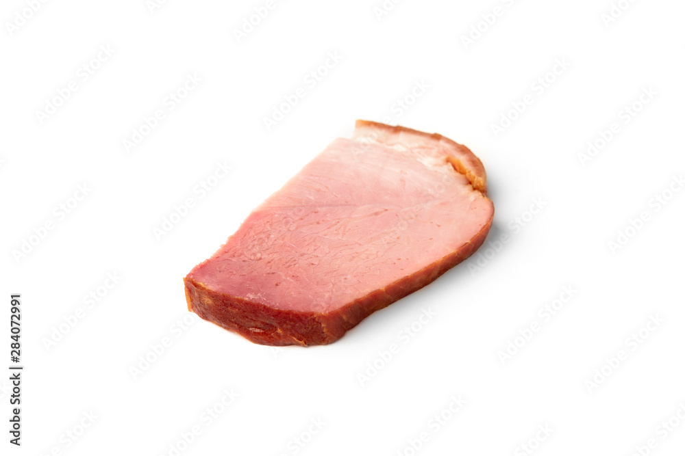Smoked meat isolated on white background. Smoked meat isolated on white background.
