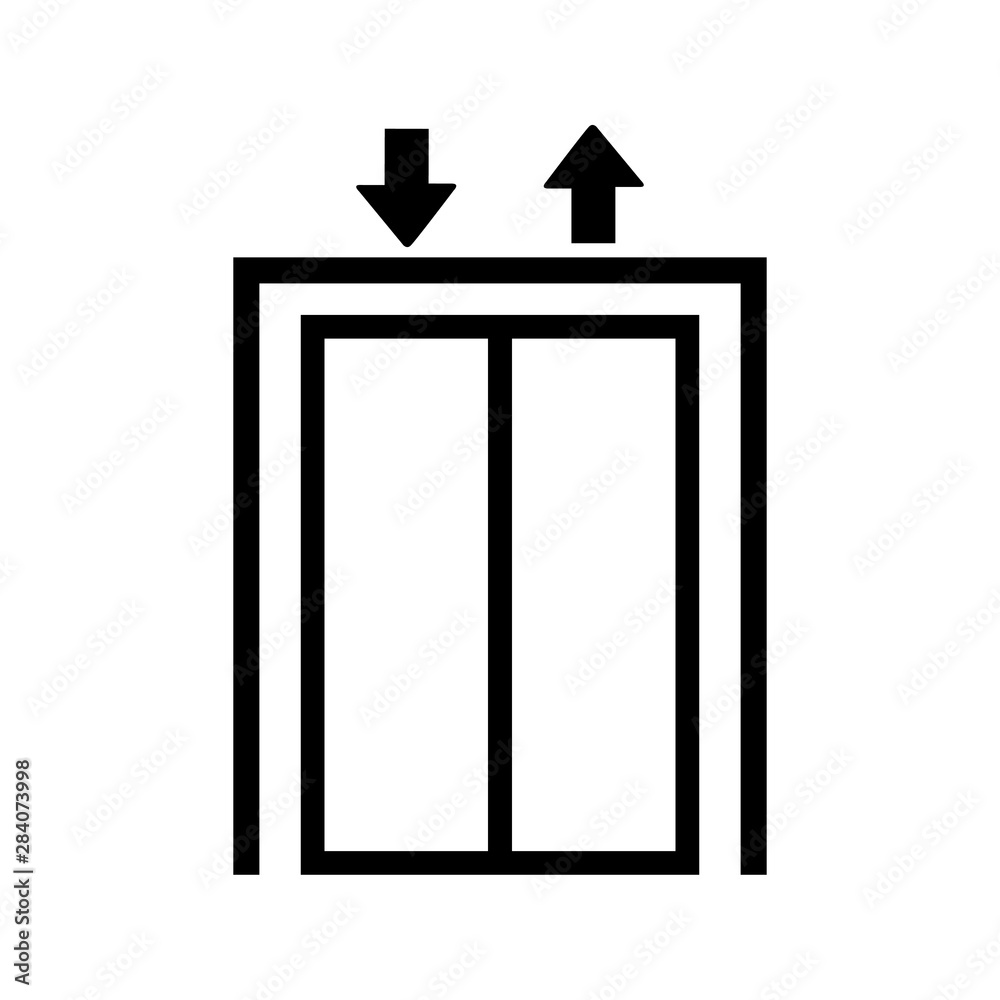 Lift vector icon illustration. For web or mobile.