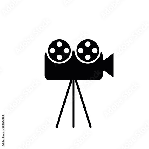  Cinema projector with ray of light