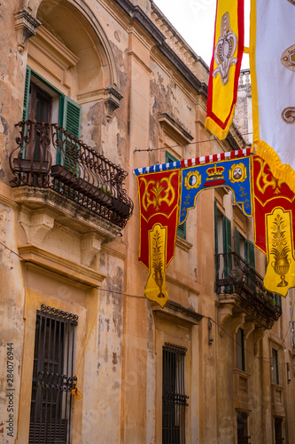 Street Scene from Mdina, Malta - The Silent City photo