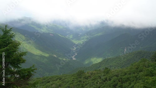 Mount Tsurugi in Tokushihma, Japan, August 2019. photo