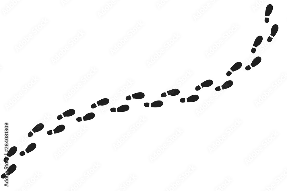 Traces of human shoes, steps of the soles of people's shoes, a route from footprints. Wallpaper for banner, poster footprint. Traces of human shoes, steps of the soles of people's shoes, a route from footprints. Wallpaper for banner, poster footprint.