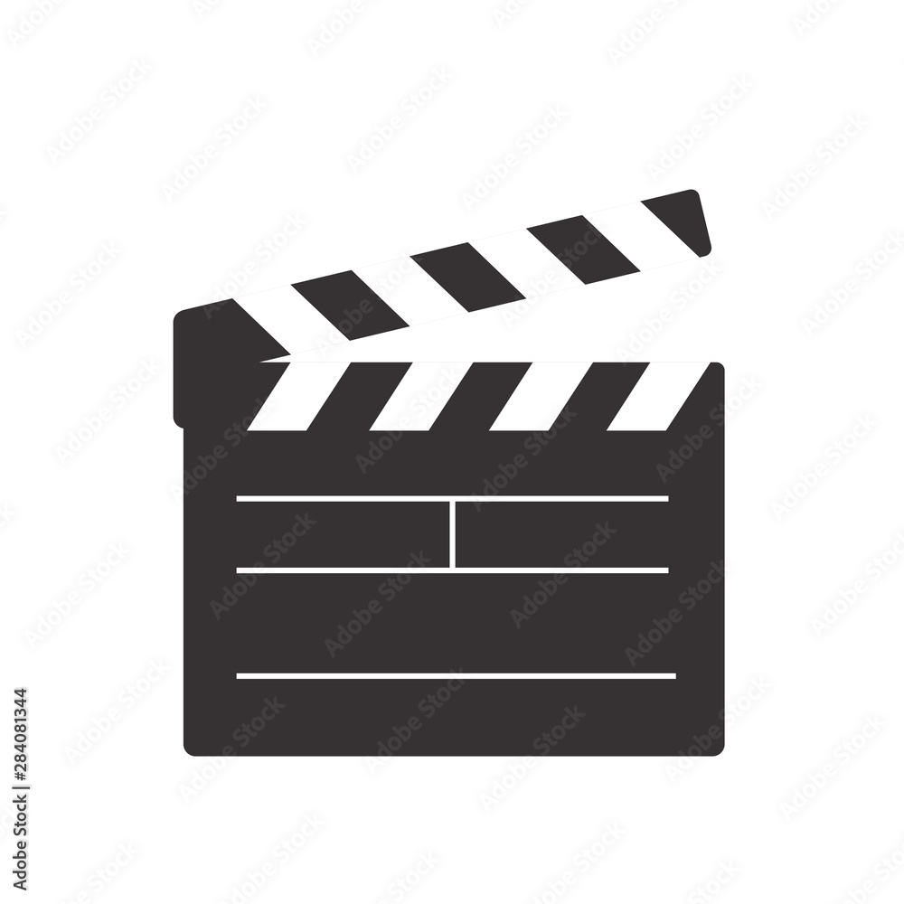 Isolated Clapperboard