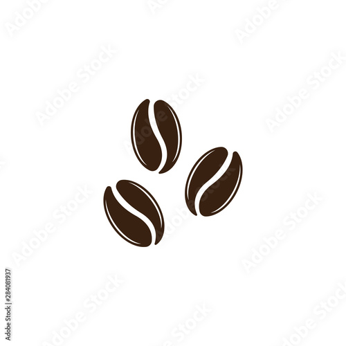 vector coffee beans template vector icon illustration design 