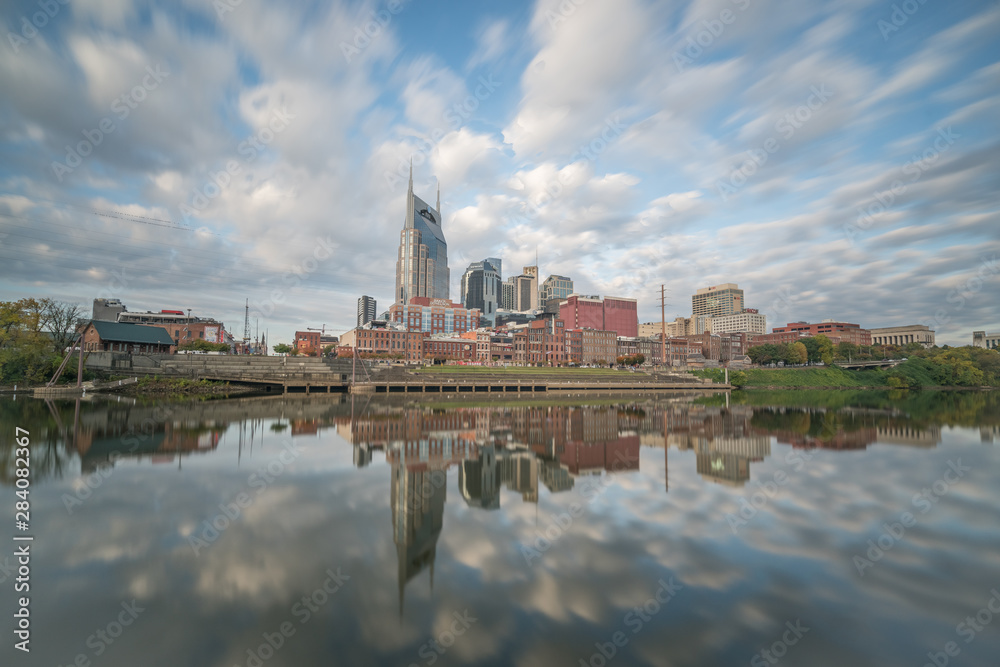 Obraz premium Nashville reflected