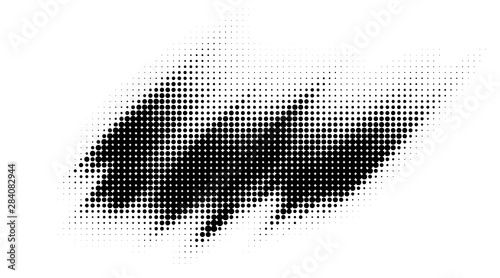 Grunge halftone spot. Black and white circle dots texture background. Spotted vector abstract texture.