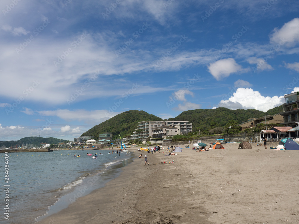 神奈川県葉山町　森戸海水浴場