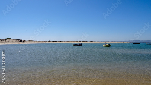 Faro city and natural park Ria Formosa in the south of Portugal