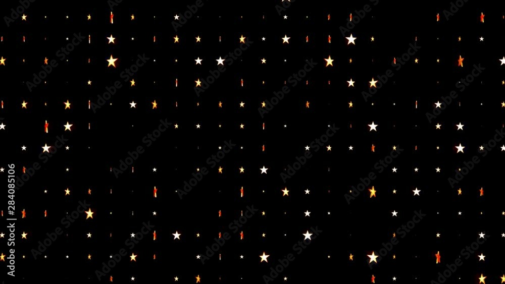 shiny glowing rotating stars wall animation background New quality universal motion dynamic animated colorful joyful holiday music 4k stock video footage