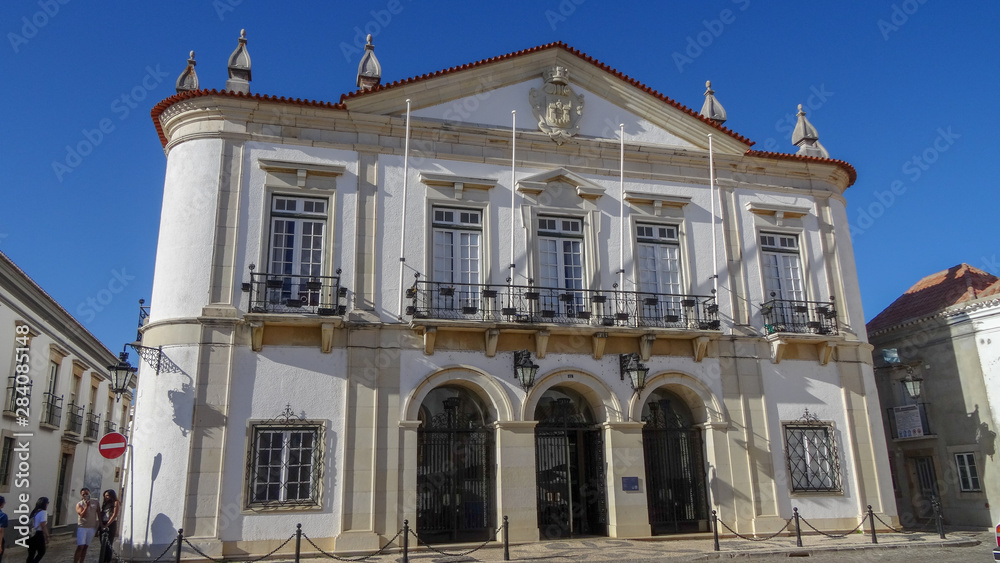 Obraz premium Faro city and natural park Ria Formosa in the south of Portugal