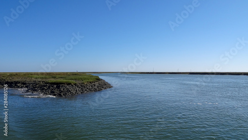 Faro city and natural park Ria Formosa in the south of Portugal
