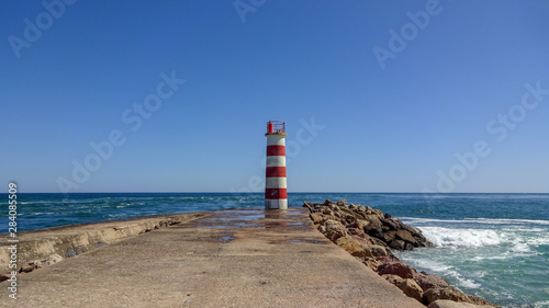 Faro city and natural park Ria Formosa in the south of Portugal