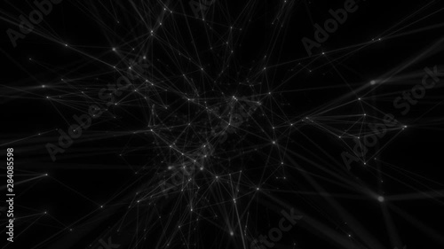 Modern screen design for mobile app. Modern design. This stock motion graphics clip shows the of flying a cluster of stars in outer space.