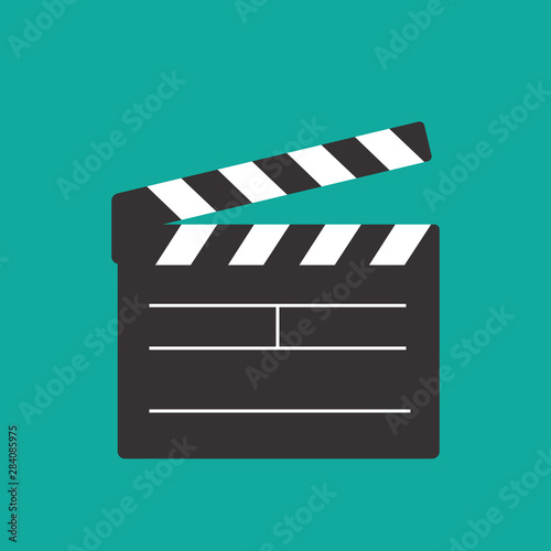 Isolated Clapperboard