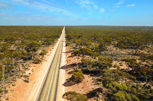 Road across the Nullarbor Plain