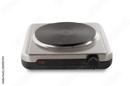 small electric stove for cooking. portable household appliances. 