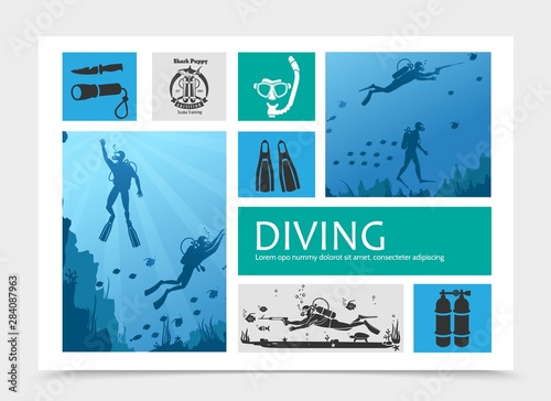 Diving Elements Composition