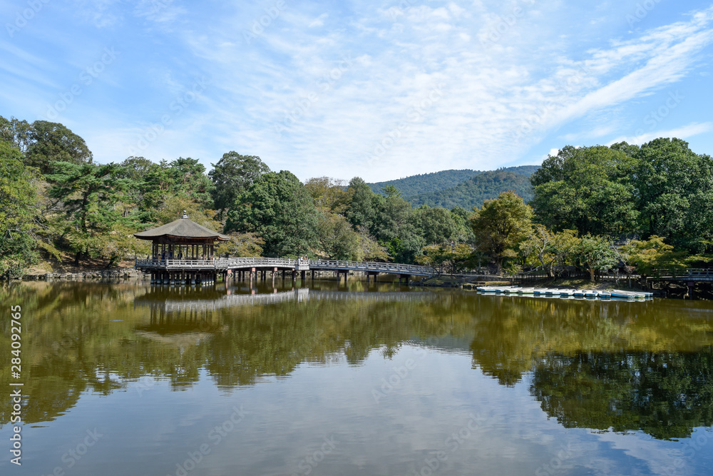 Obraz premium 奈良県 浮見堂