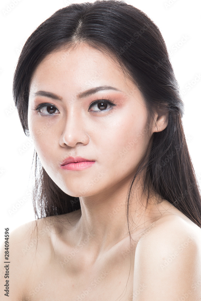 Portrait of asian woman model beauty headshot Portrait of asian woman model beauty headshot