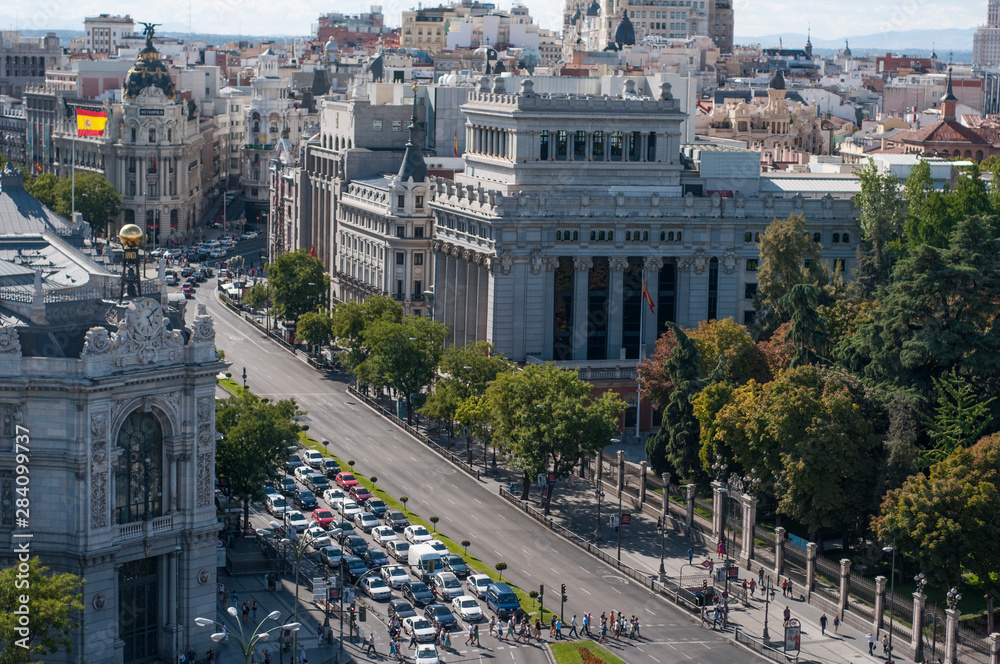 Skyline of Madrid