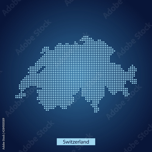 map of Switzerland