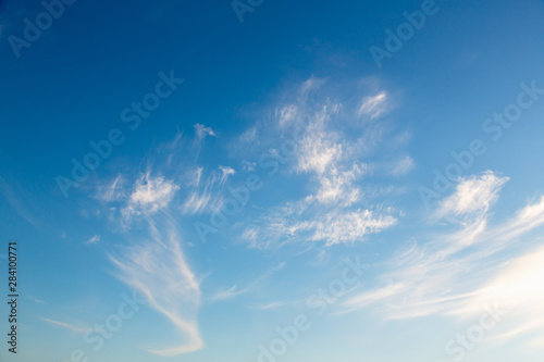 Sky with clouds. Background with clouds.