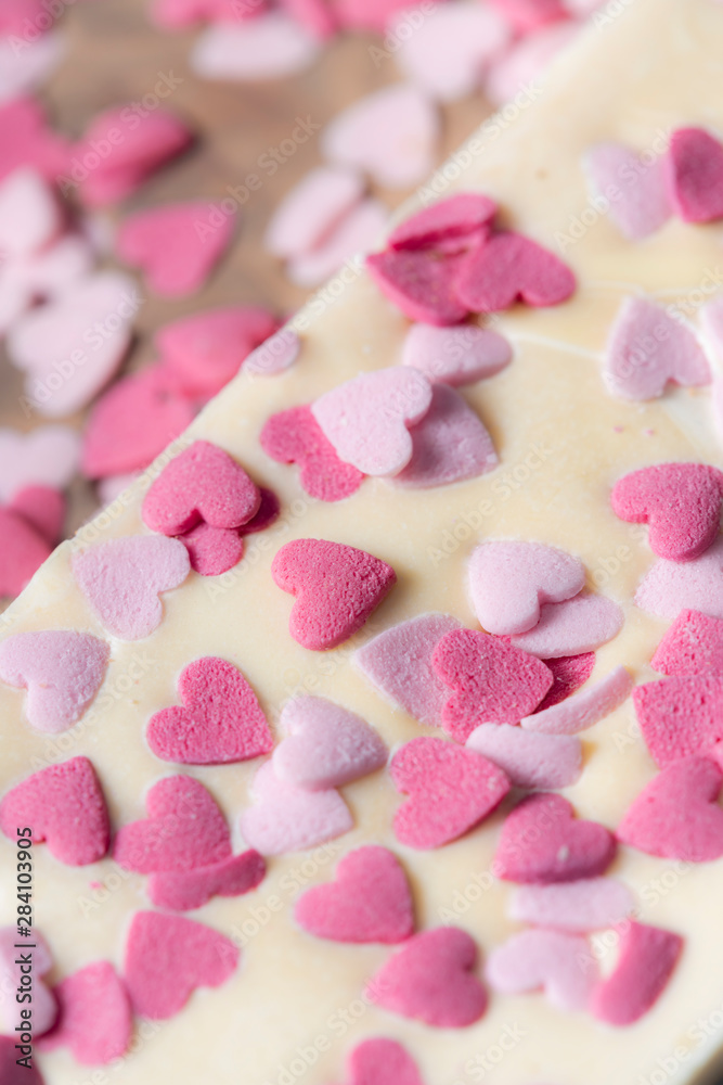detail of chocolate for Valetine's day