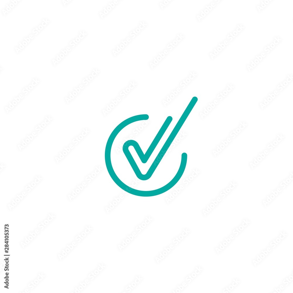 Check Mark. Valid Seal icon. blue tick in blue circle. Flat OK sticker icon. Isolated on white. Check Mark. Valid Seal icon. blue tick in blue circle. Flat OK sticker icon. Isolated on white.
