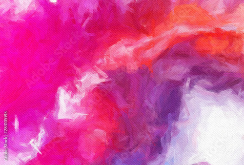 Vibrant colors abstract art background for creative design of printable product  fabric and textile decor  trendy beautiful advertising and web production. Contemporary oil paint brush strokes texture