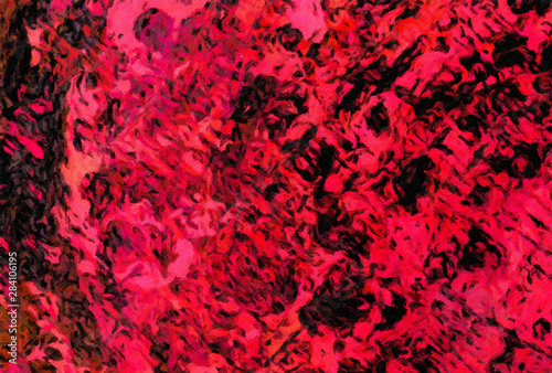 Vibrant colors abstract art background for creative design of printable product, fabric and textile decor, trendy beautiful advertising and web production. Contemporary oil paint brush strokes texture