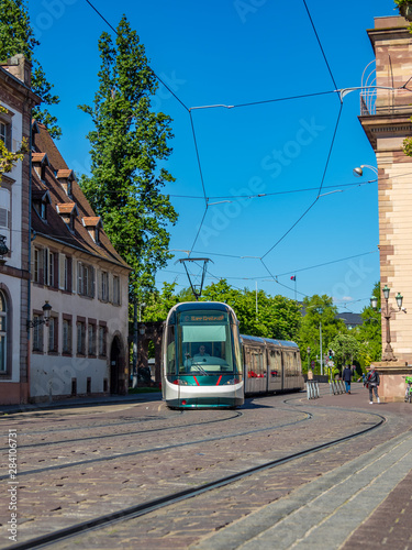 Tram in Strasbourg France