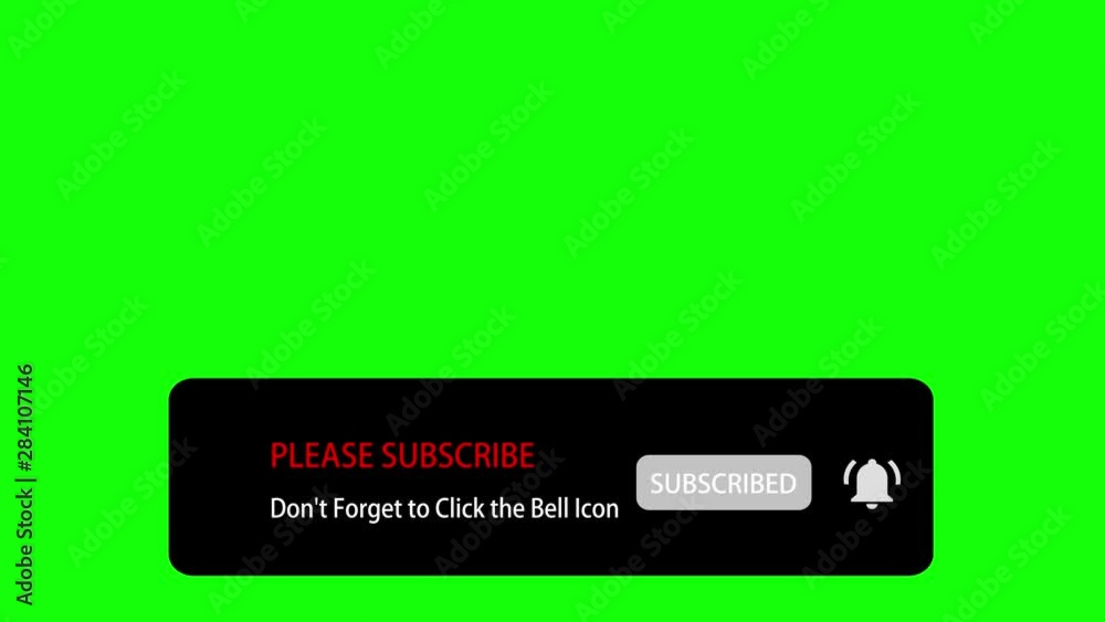 Notification: Please Subscribe and Don't Forget to Click the Bell Icon. Animation of Social Network on Green Screen (Chroma Key) Background with White Cursor Notification: Please Subscribe and Don't Forget to Click the Bell Icon. Animation of Social Network on Green Screen (Chroma Key) Background with White Cursor
