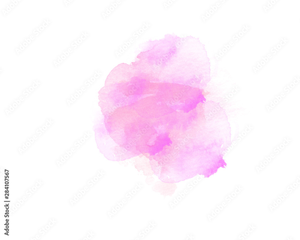 Fototapeta premium Delicate pastel pink abstraction with watercolor paints