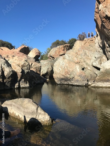 rocks in water