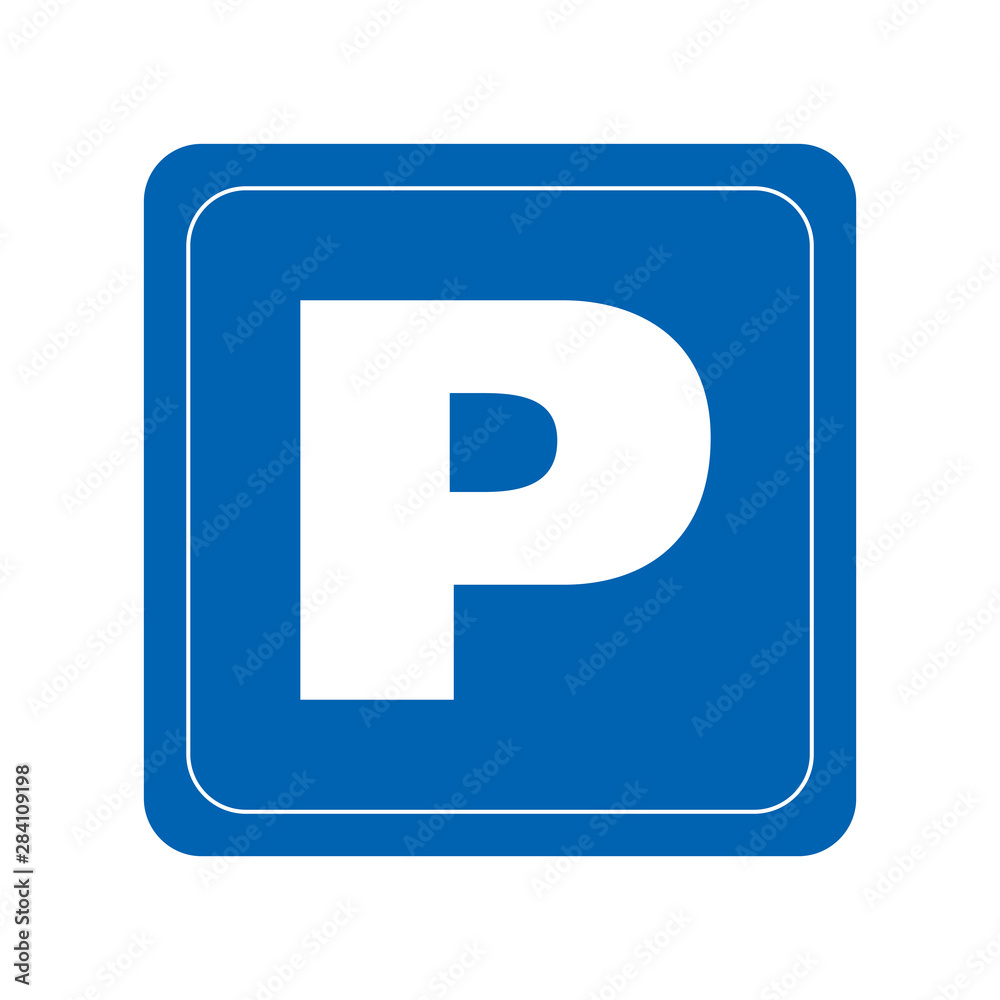 Vector logo of car and Bicycle Parking area Vector logo of car and Bicycle Parking area