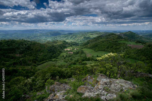 Fresh green mountain landscape