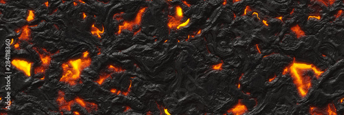 Volcano- background magma