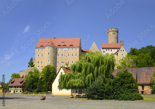 Gnandstein Castle part of the city of Kohren-Sahlis in the Leipziger Land district of Saxony, Germany. The castle is considered the best preserved fortress in Saxony. photo