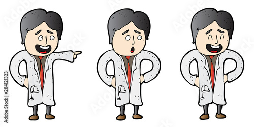 Explainer doctor character design