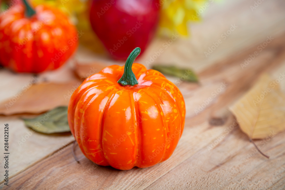 Autumn Pumpkin Thanksgiving Background. Closeup of pumpkin Autumn Pumpkin Thanksgiving Background. Closeup of pumpkin