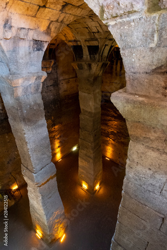 Water cistern of dara ancient city in Mardin, Turkey