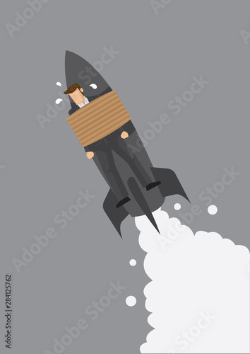 Fear of Impending Doom Vector Illustration