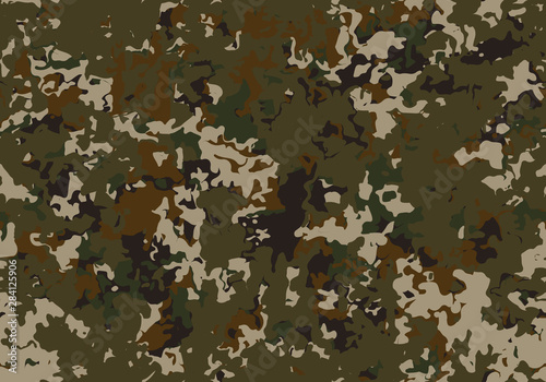 Seamless pattern with camouflage khaki texture.
