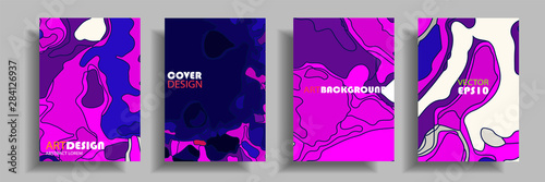 Modern design A4.Abstract bright texture of colored bright liquid paints.Splash  trends paints.Used design presentations, print,flyer,business cards,invitations, calendars,sites, packaging,cover.