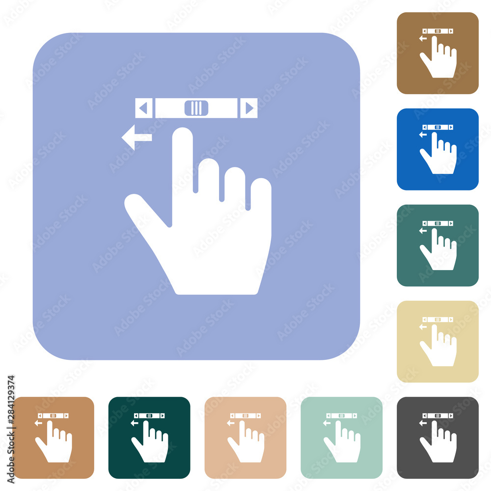 right handed scroll left gesture rounded square flat icons right handed scroll left gesture rounded square flat icons