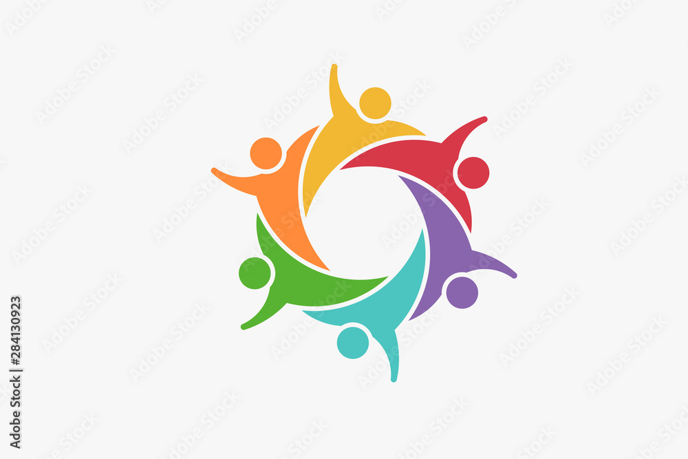 People Community Logo. Vector Illustration People Community Logo. Vector Illustration