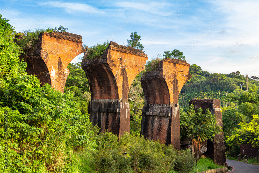 Ruins of Long-teng Bridge, Miaoli County, Taiwan